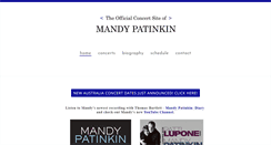 Desktop Screenshot of mandypatinkin.org